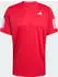 adidas Club Tennis Climacool 3-Streifen Funktionsshirt kurzarm pure ruby (Herren) (KB9727)