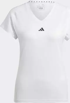 adidas Aeroready Train Essentials Minimal Branding V-Neck Funktionsshirt kurzarm (Damen)