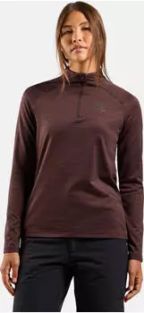 Odlo Essentials Ceramiwarm Mid Layer Funktionsshirt langarm fudge melange (Damen) (542741-30911)