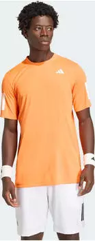 adidas Club Tennis Climacool 3-Streifen Funktionsshirt kurzarm pure orange (Herren) (KG0242)