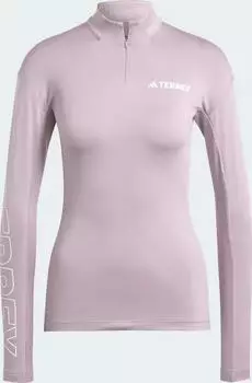 adidas Terrex Xperior Funktionsshirt langarm preloved fig (Damen) (IW9184)