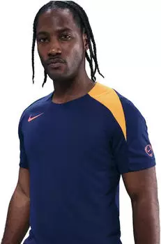 Nike Dri-FIT Strike Funktionsshirt kurzarm blue void/laser orange/bright crimson (Herren) (HV6400-492)
