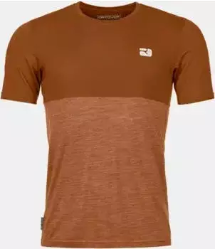 Ortovox 150 Cool Logo Funktionsshirt kurzarm bristle brown (Herren) (84062-70701)