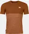 Ortovox 150 Cool Logo Funktionsshirt kurzarm bristle brown (Herren) (84062-70701)