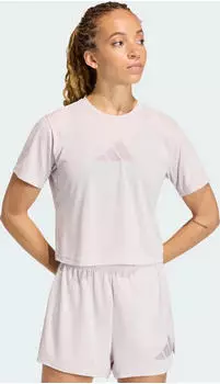 adidas Train Essentials Big Logo Performance Training Funktionsshirt kurzarm ice purple (Damen) (KC5563)