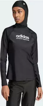 adidas Rashguard Funktionsshirt langarm schwarz (Damen) (IN1608)