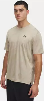 Under Armour Tech Vent Jacquard Funktionsshirt kurzarm city khaki/black (Herren) (1390047-299)