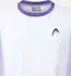 Head Slice Funktionsshirt kurzarm weiß/violett (Herren) (811116-WHPU)