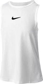 Nike Victory Dri-FIT Funktionsshirt &auml;rmellos wei&szlig;/schwarz (Junior) (CV7573-100)