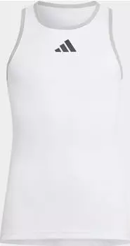 adidas Club Funktionsshirt &auml;rmellos wei&szlig; (Junior) (HS0566)