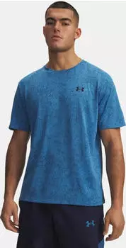 Under Armour Tech Funktionsshirt kurzarm aegean blue/black (Herren) (6005920-430)