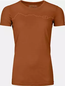 Ortovox 150 Cool Mountain Funktionsshirt kurzarm bristle brown (Damen) (84049-70701)