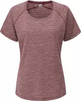 Rab Wisp Funktionsshirt kurzarm deep heather marl (Damen) (QBL-12-HD)