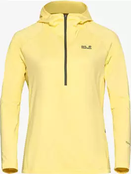Jack Wolfskin Prelight Trail Hooded Funktionsshirt langarm lemon ice (Damen) (A65169-M0064)