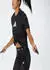 adidas Train Essentials Big Logo Performance Training Funktionsshirt kurzarm schwarz (Damen) (JG8614)