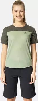 Odlo X-Alp Linencool MTB Funktionsshirt kurzarm loden frost melange (Damen) (412051-40422)