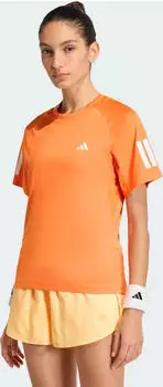 adidas Club Tennis Climacool 3-Streifen Funktionsshirt kurzarm pure orange (Damen) (KC6353)