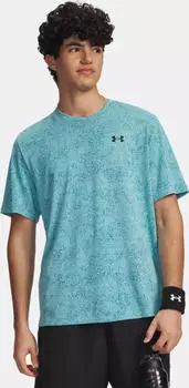 Under Armour Tech Funktionsshirt kurzarm blue haze/black (Herren) (6005920-425)