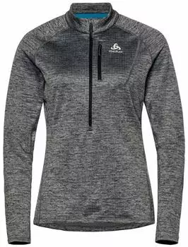 Odlo Tencia Mid Layer Half-Zip Funktionsshirt langarm dark grey melange (Damen) (542551-10734)