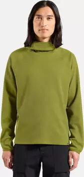 Odlo Cubic Multisport Midlayer Hooded Funktionsshirt langarm guacamole (Herren) (542982-40195)