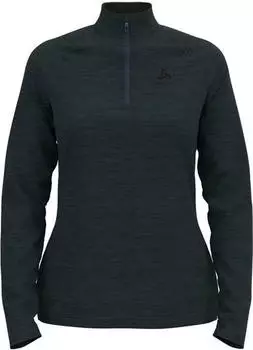 Odlo Essentials Ceramiwarm Mid Layer Funktionsshirt langarm india ink melange (Damen) (542741-21053)
