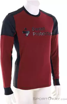 Sweet Protection Hunter Merino Hybrid Funktionsshirt langarm dark red (Herren) (820433-58001)