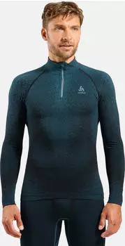 Odlo BL TOP Turtle Neck Long Sleeve Half Zip Blackcomb (196282)