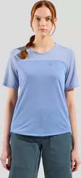 Odlo X-Alp Linencool MTB Funktionsshirt kurzarm persian jewel/blue heron (Damen) (412051-21086)
