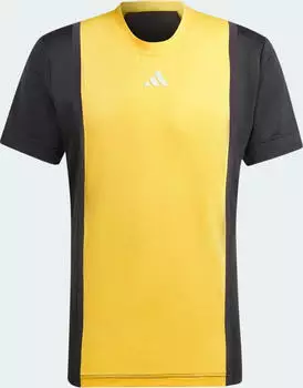 adidas Tennis Heat.RDY Pro FreeLift 3D Rib Funktionsshirt kurzarm spark/black (Herren) (IS8972)