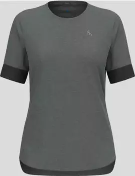 Odlo Ride 365 Funktionsshirt kurzarm black melange/grey melange (Damen) (412091-60274)