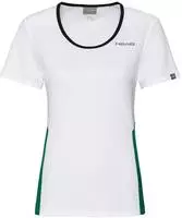 Head 814349-WHGE-M, Head Tennis-Shirt Club Technical weiss/gr&uuml;n Damen,...