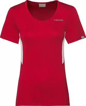 Head Club Tech Funktionsshirt kurzarm rot (Damen) (814349-RD)
