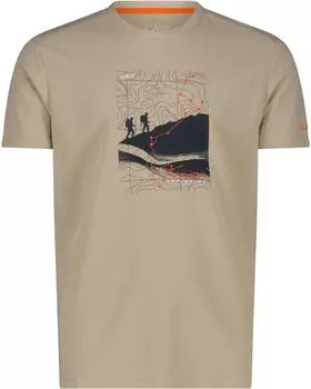 CMP Pique Adventure Print Funktionsshirt kurzarm (Herren)