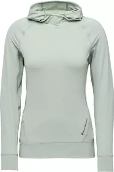 Black Diamond Alpenglow Hoody Funktionsshirt langarm agave (Damen) (AP752080-3061)