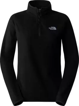 The North Face 100 Glacier Fleece 1/4 Zip Funktionsshirt langarm tnf black/npf (Damen) (NF0A855M-4H0)