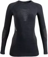 Uyn U100121, UYN Fusyon Cashmere langarm Funktionsshirt Damen grey stone/copper L/XL