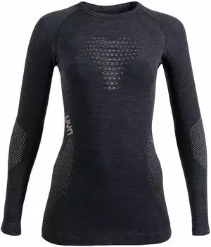 UYN Fusyon Cashmere Funktionsshirt langarm grey stone/copper (Damen) (U100121-J257)