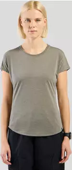 Odlo Essentials Natural Funktionsshirt kurzarm vetiver melange (Damen) (554501-40457)