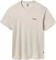 Rab QBL-67-PBE-XLG, Rab Crimp Logo Tee pebble (PBE) XL Herren