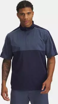 Under Armour Drive Wind Funktionsshirt kurzarm midnight navy/downpour gray (Herren) (1389860-410)