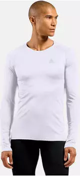 Odlo Active F-Dry Light Eco Funktionsshirt langarm wei&szlig; (Herren) (141282-10000)