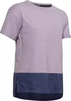 Under Armour Charged Cotton Funktionsshirt kurzarm violett (Damen) (1355585-554)