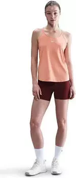 Nike One Classic Dri-FIT Strappy Funktionsshirt &auml;rmellos apricot agate/white (Damen) (IB9389-844)