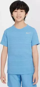 Nike Dri-FIT Miler Funktionsshirt kurzarm blue beyond (Junior) (DD3055-489)