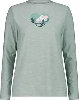CMP Rundausschnitt Funktionsshirt langarm jade mel. (Damen) (33N2226-E435)