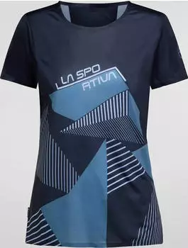 La Sportiva Comp Funktionsshirt kurzarm deep sea/stone blue (Damen) (G29643645)