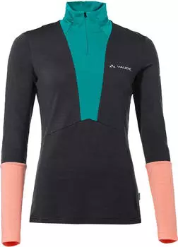 Vaude Monviso Merino Pullover Funktionsshirt langarm schwarz (Damen) (42966-010)