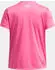 Under Armour Tech Wordmark Funktionsshirt kurzarm super pink/shaded fuchsia/white (Junior) (1389759-672)