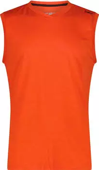 CMP Piquestrick Funktionsshirt &auml;rmellos orange (Herren) (35N5627-C451)