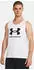 Under Armour Logo Funktionsshirt ärmellos weiß/schwarz (Herren) (1382883-100)